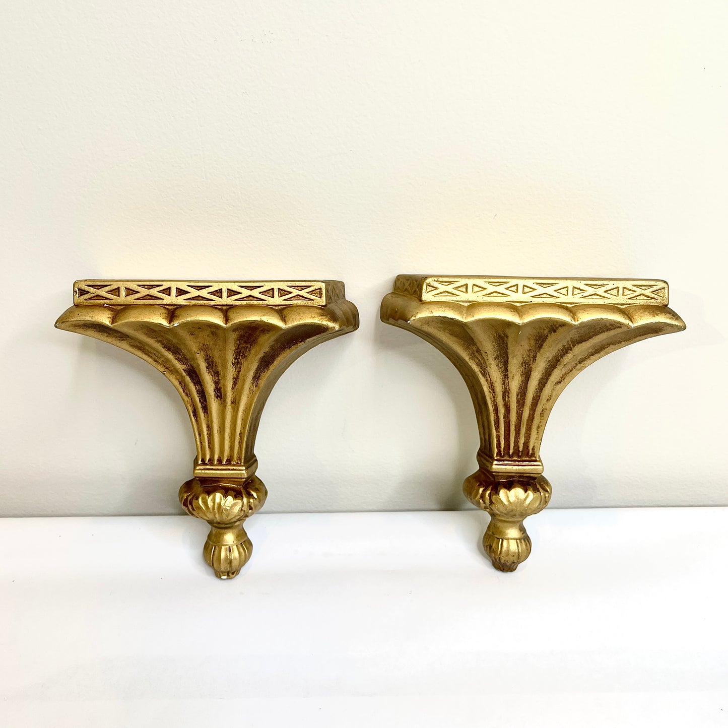 Gold Shelves - price is for pair
