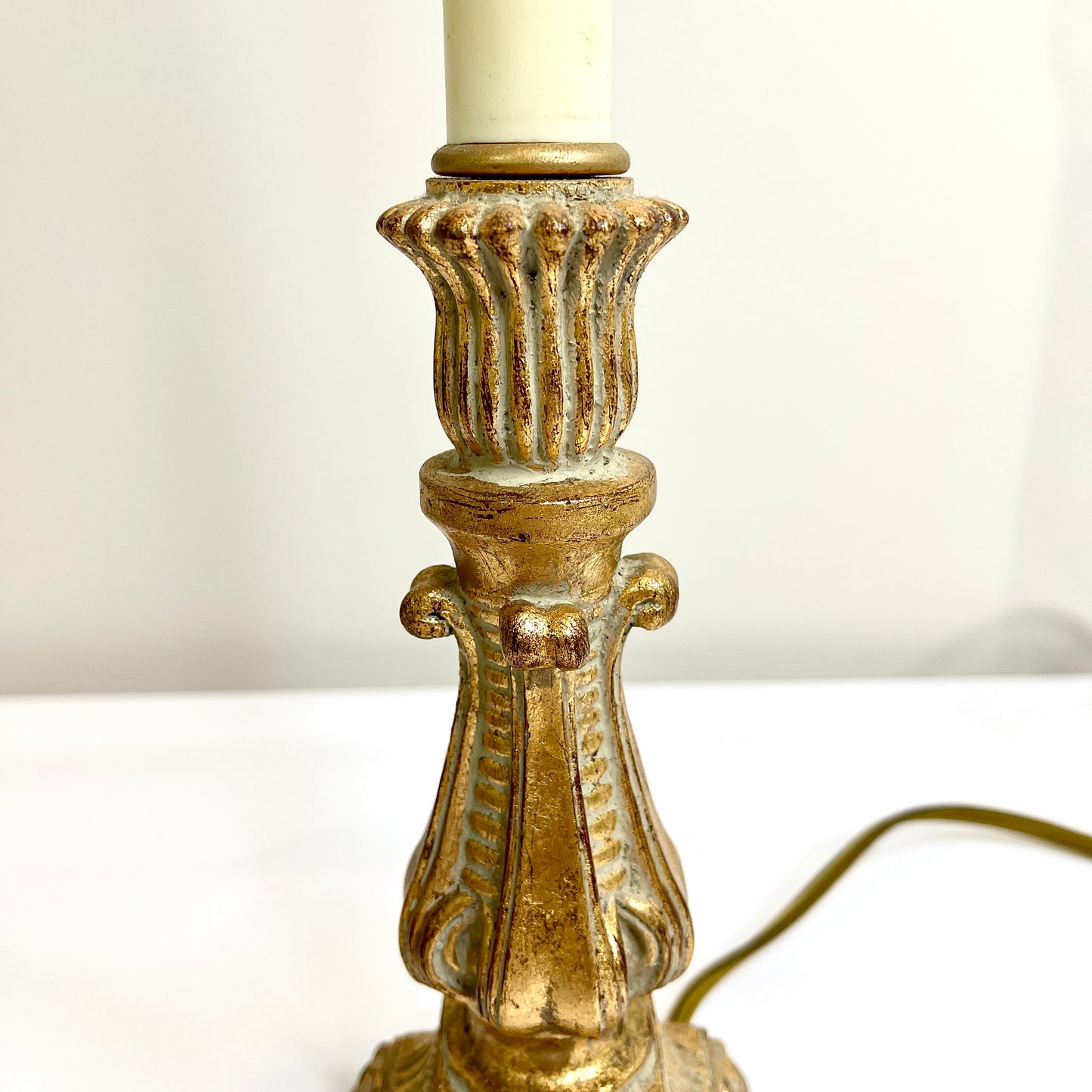 Gold Candlestick Lamp