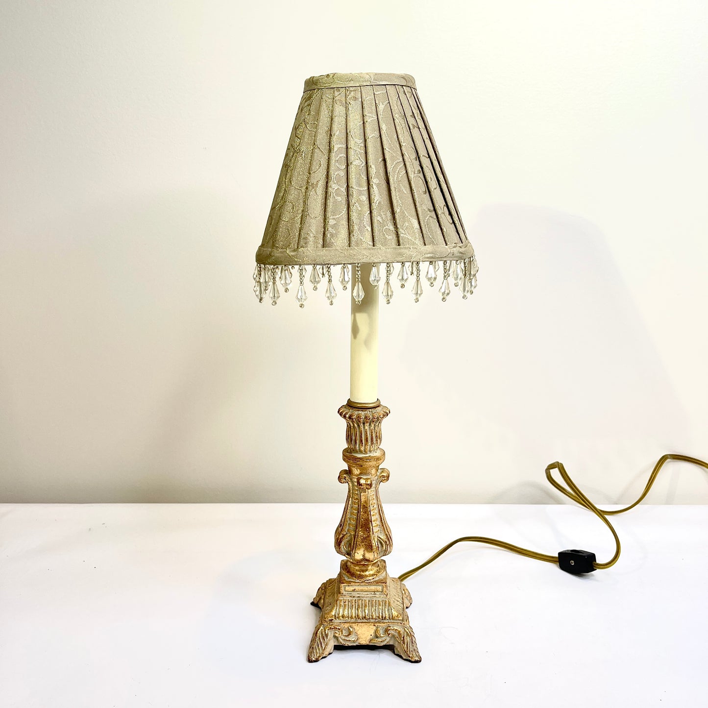 Gold Candlestick Lamp