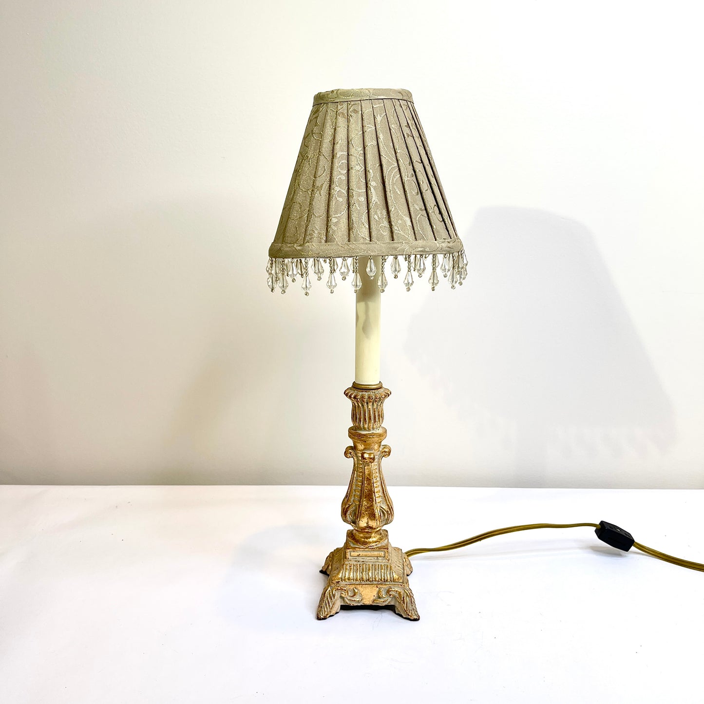 Gold Candlestick Lamp