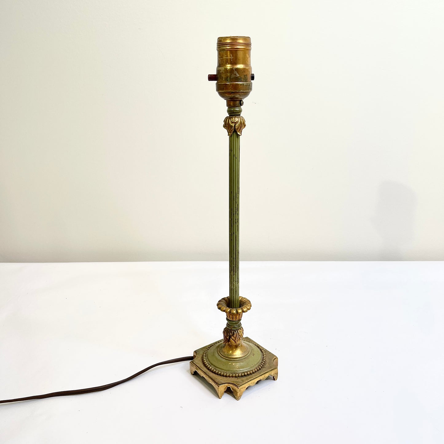Vintage Tall Thin Lamp