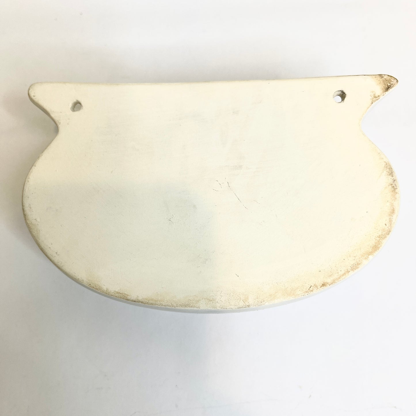 White Ruffled Wall Pocket