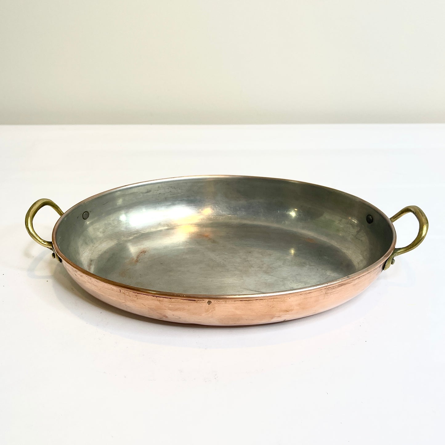 Vintage Copper Pan - Oval Au Gratin Pan