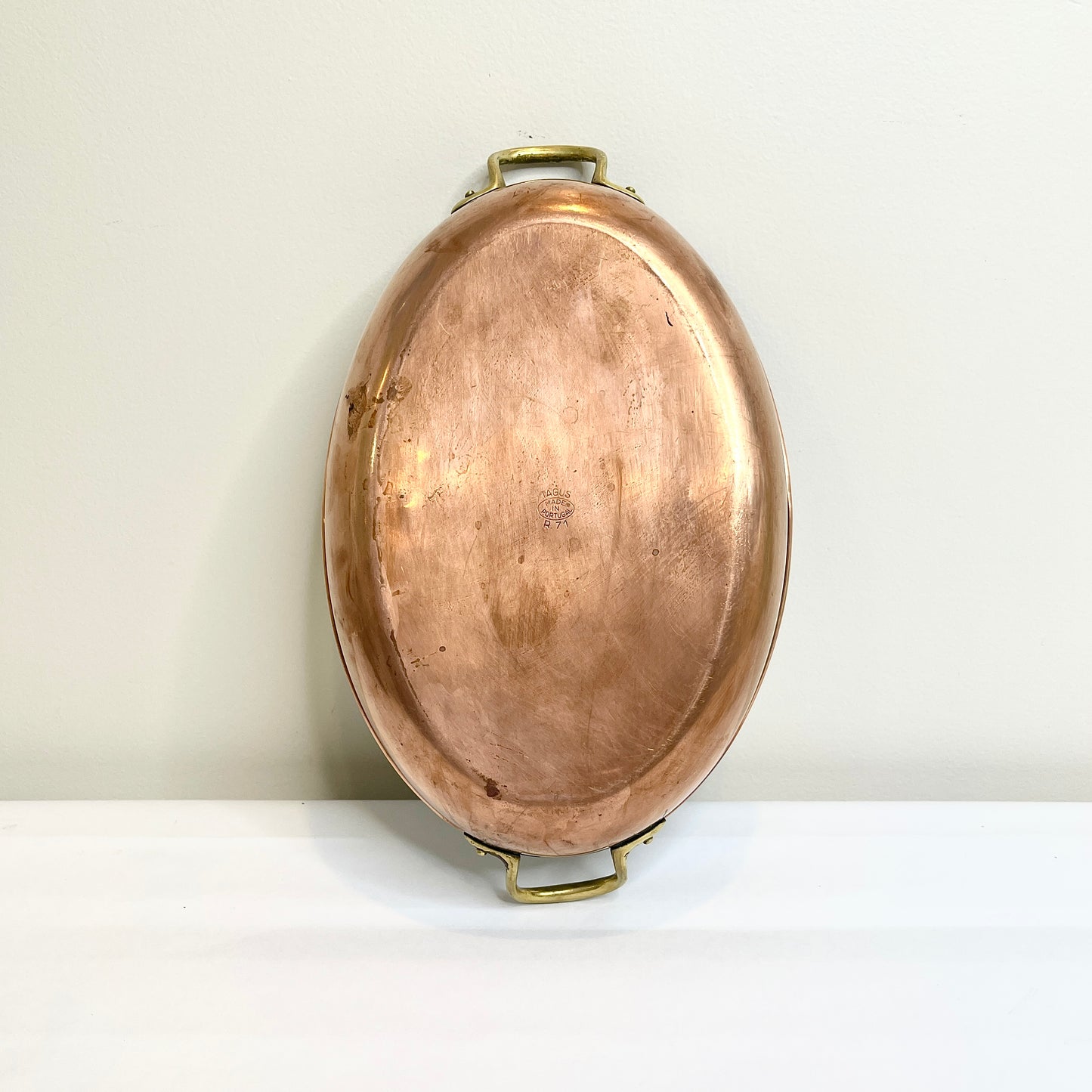 Vintage Copper Pan - Oval Au Gratin Pan