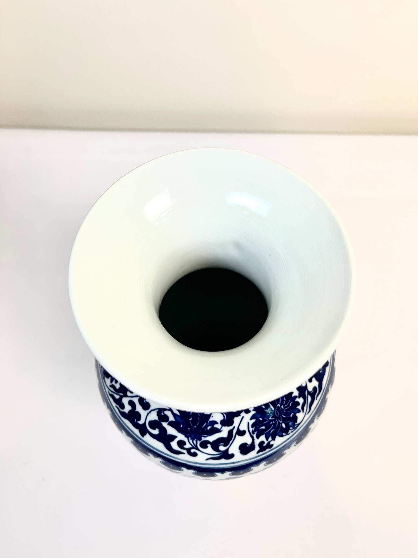 Vintage Vase, Blue and White
