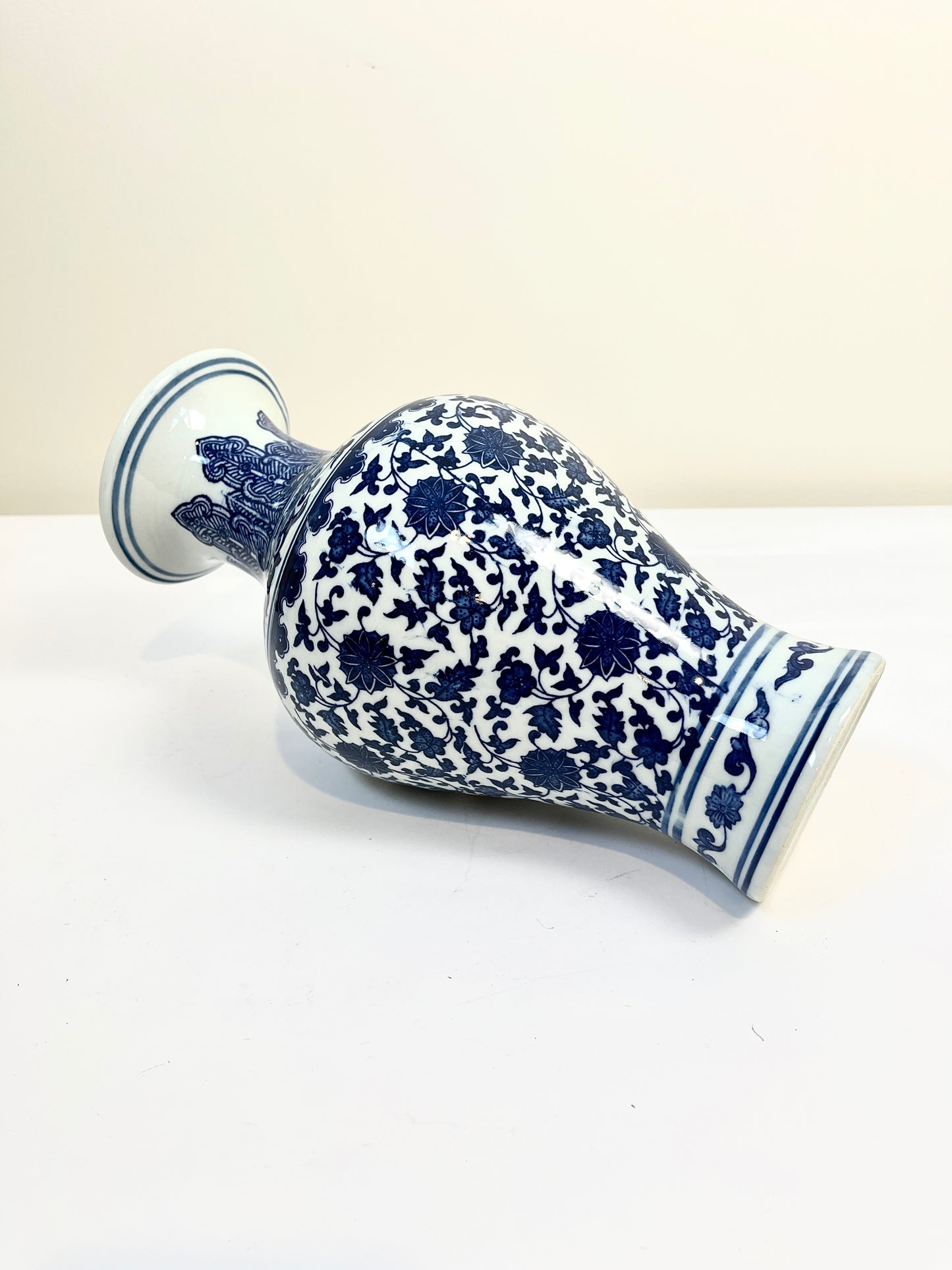 Vintage Vase, Blue and White