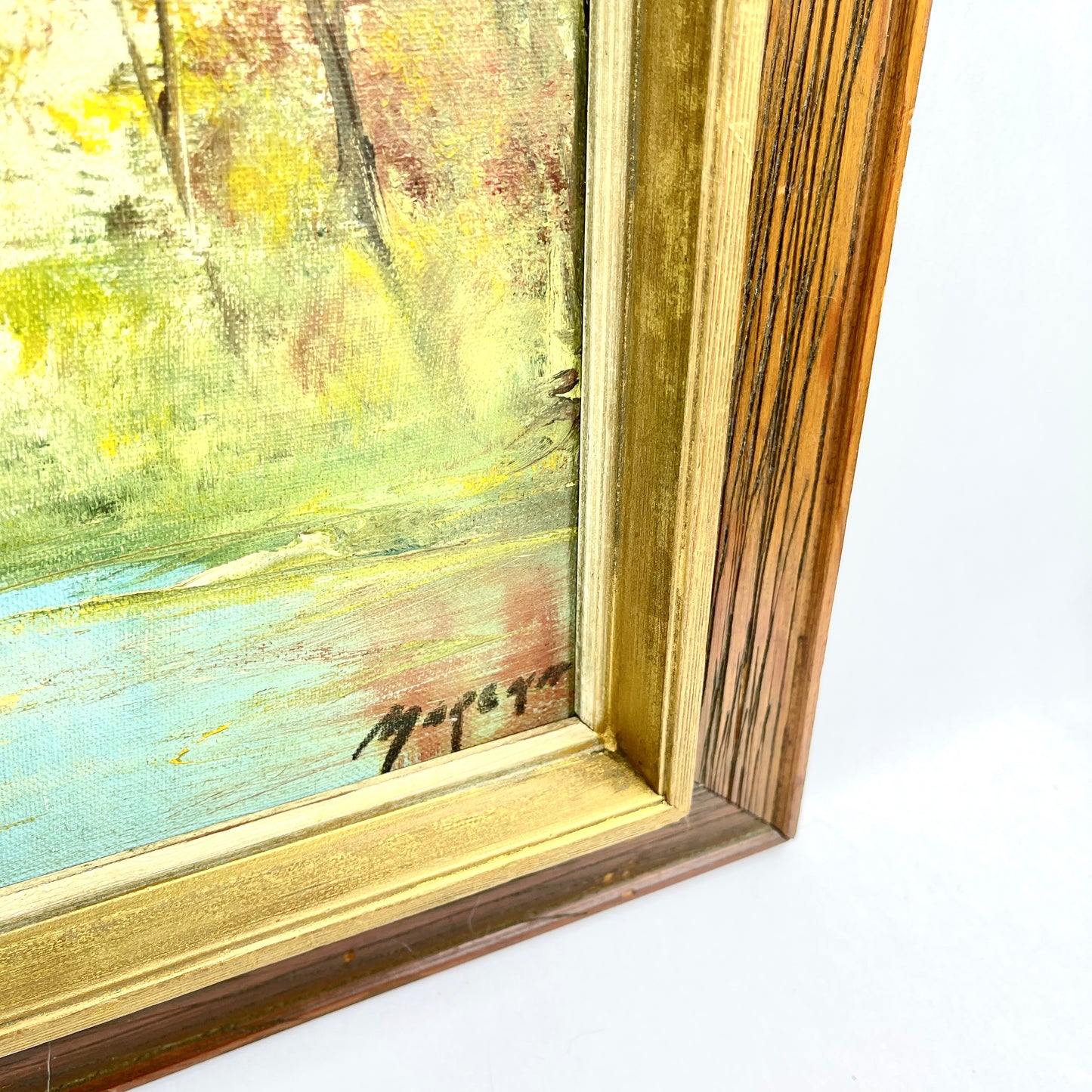 Vintage Landscape Oil Painting