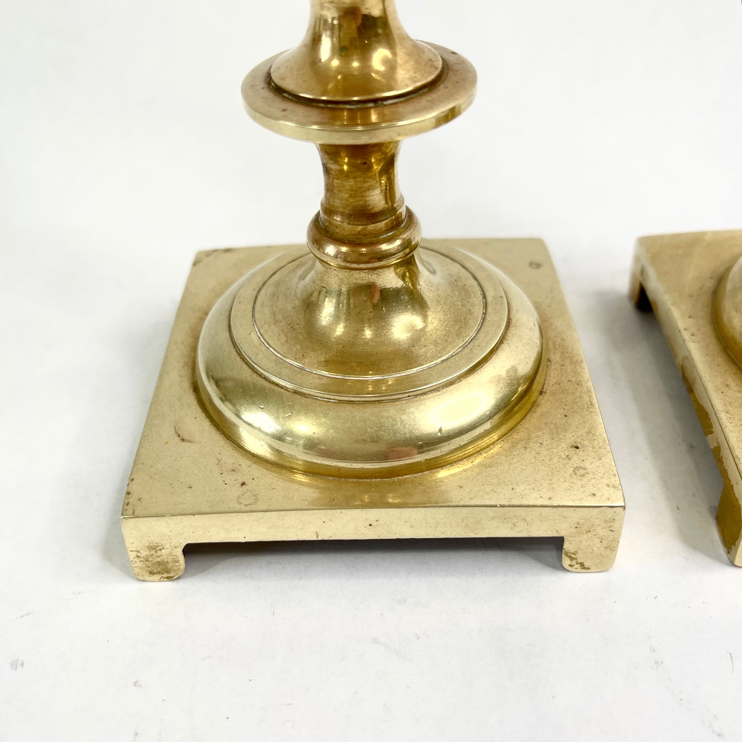 Vintage Brass Traditional Candlesticks