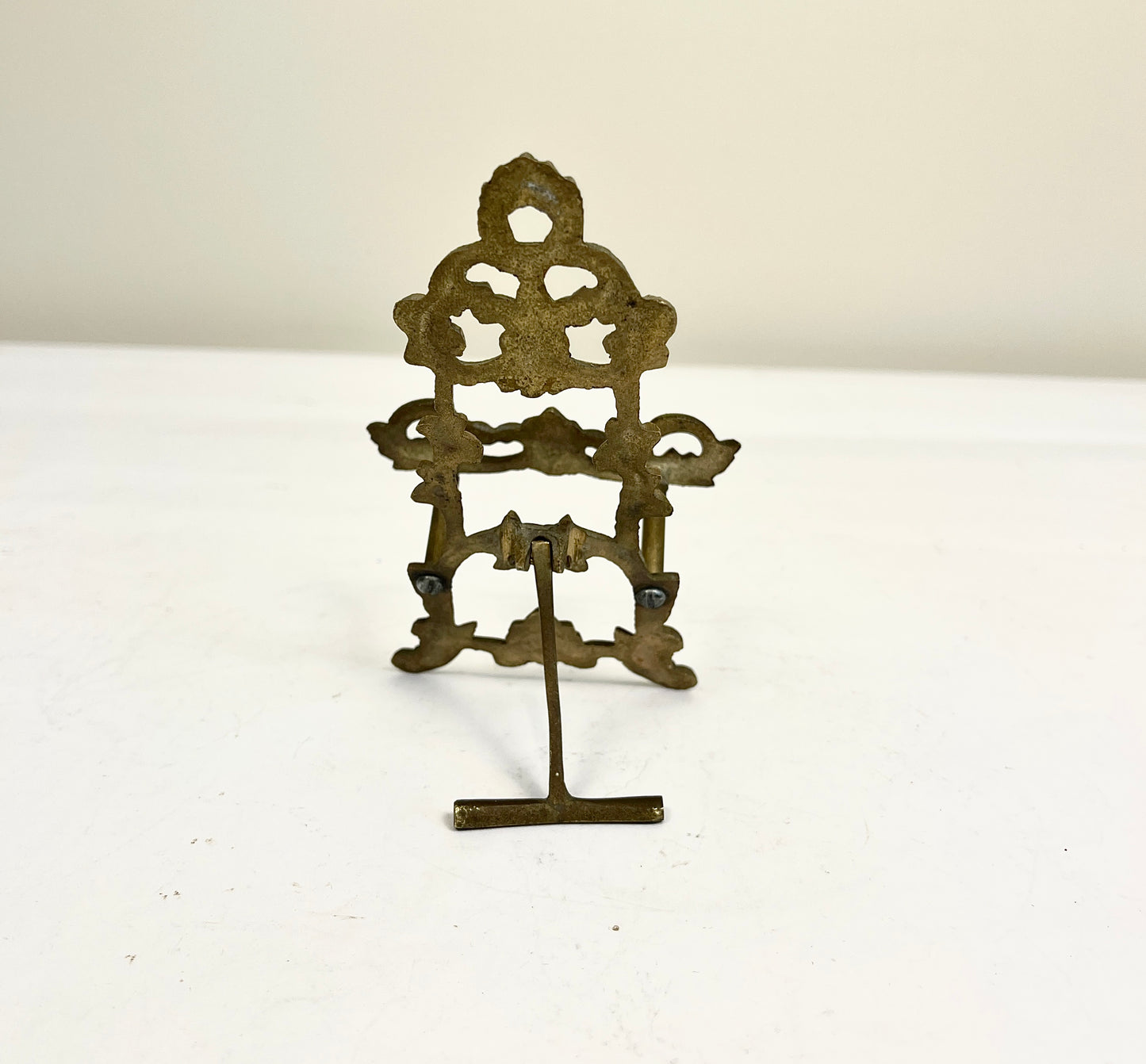 Vintage Enamel on Copper with Small Easel