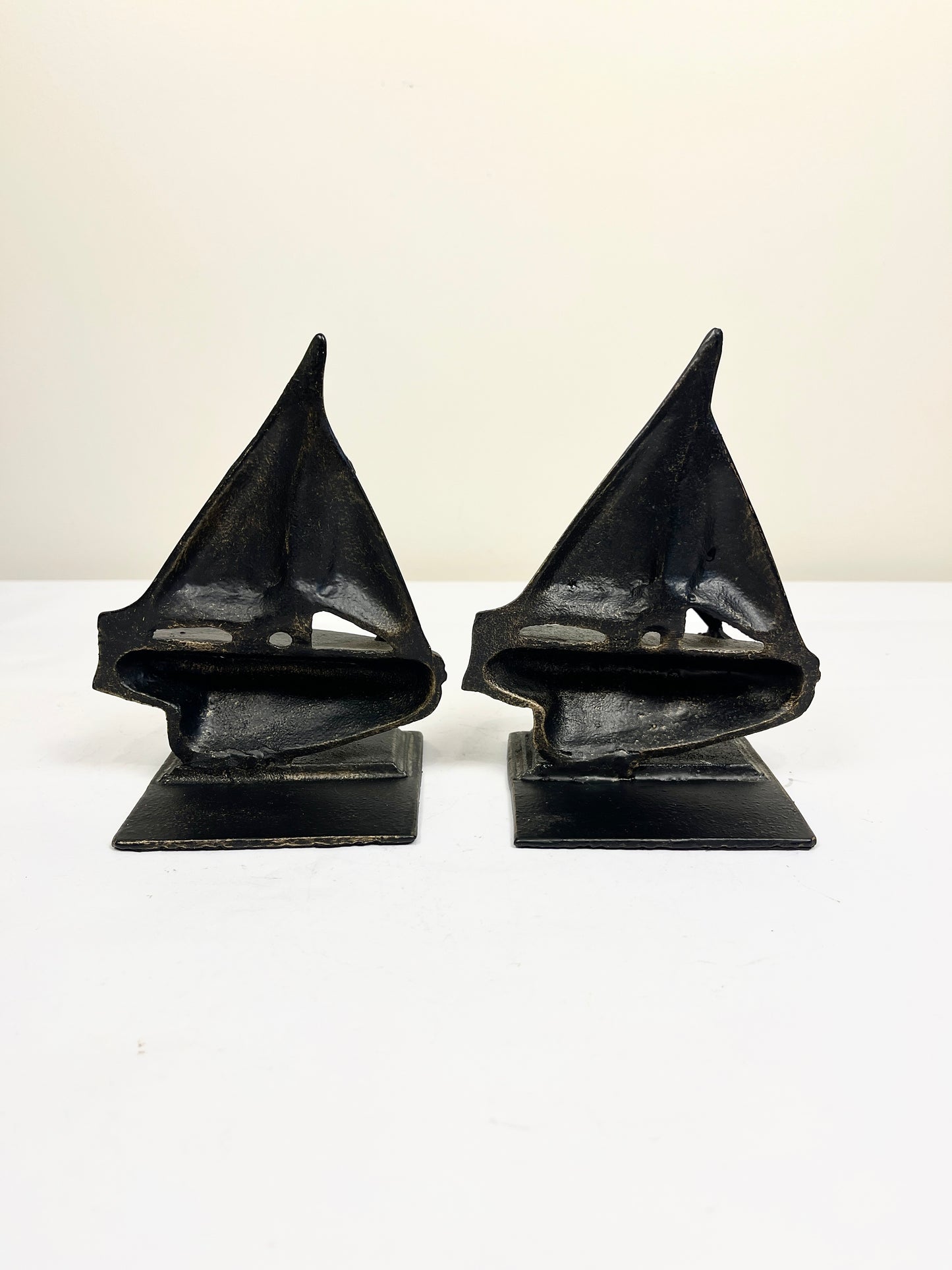 Vintage Sailboat Bookends