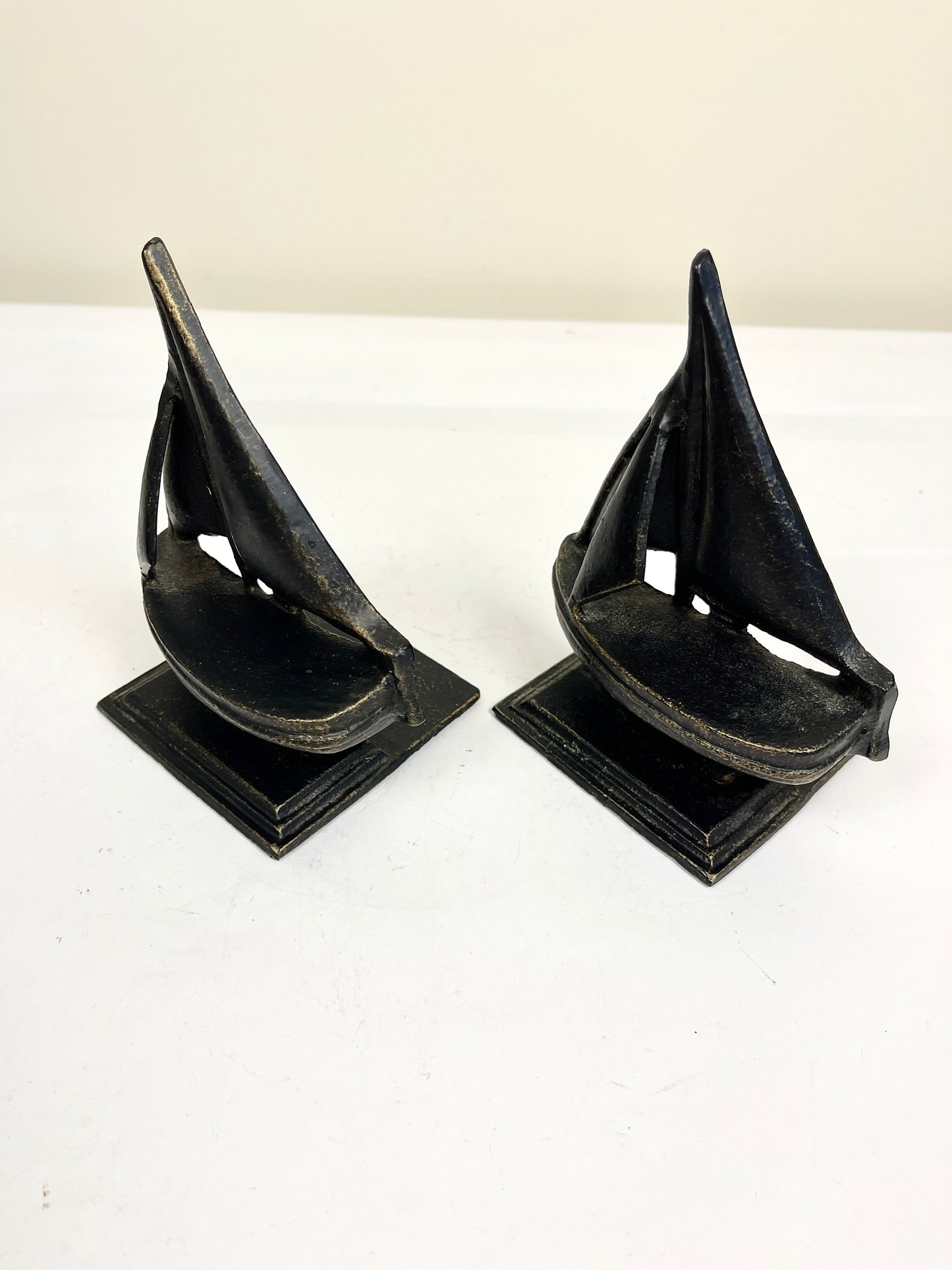 Vintage Sailboat Bookends