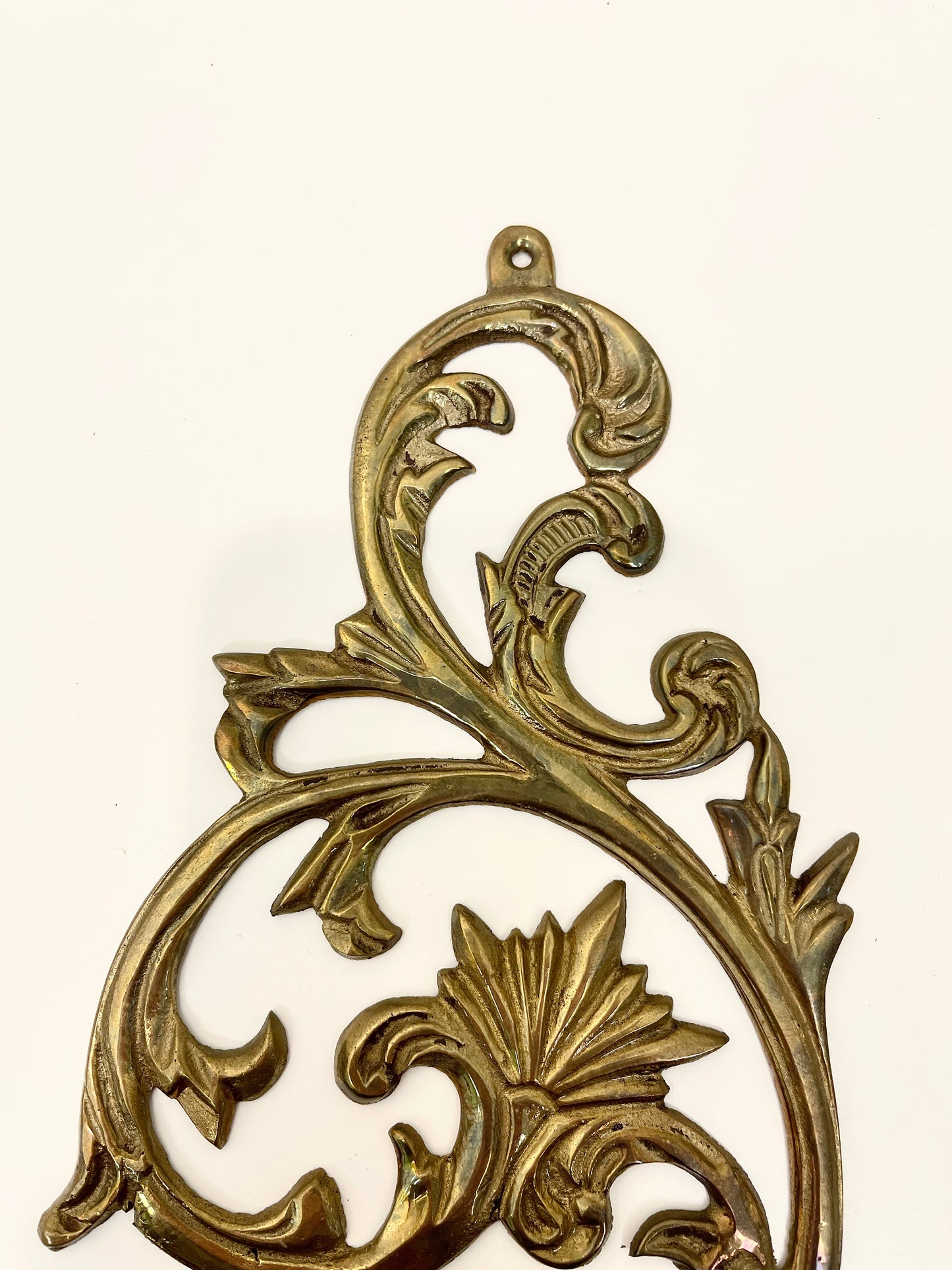 Vintage Brass Candle Sconces