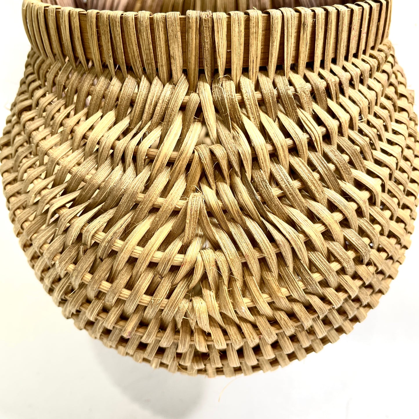 Vintage Wall Pocket Basket