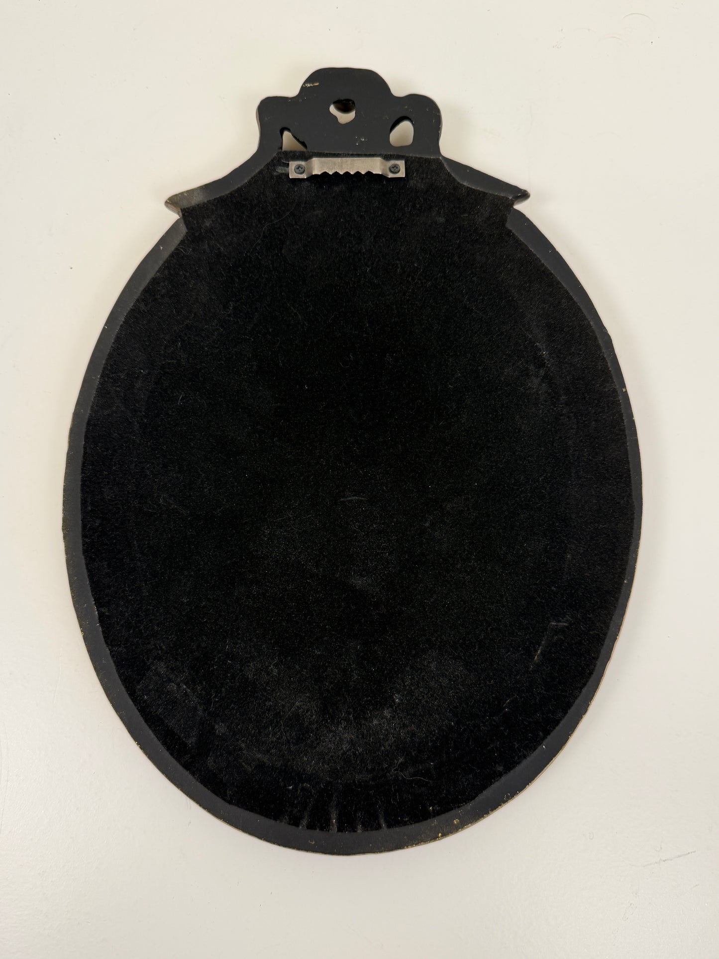 Vintage Gold Mirror: Oval