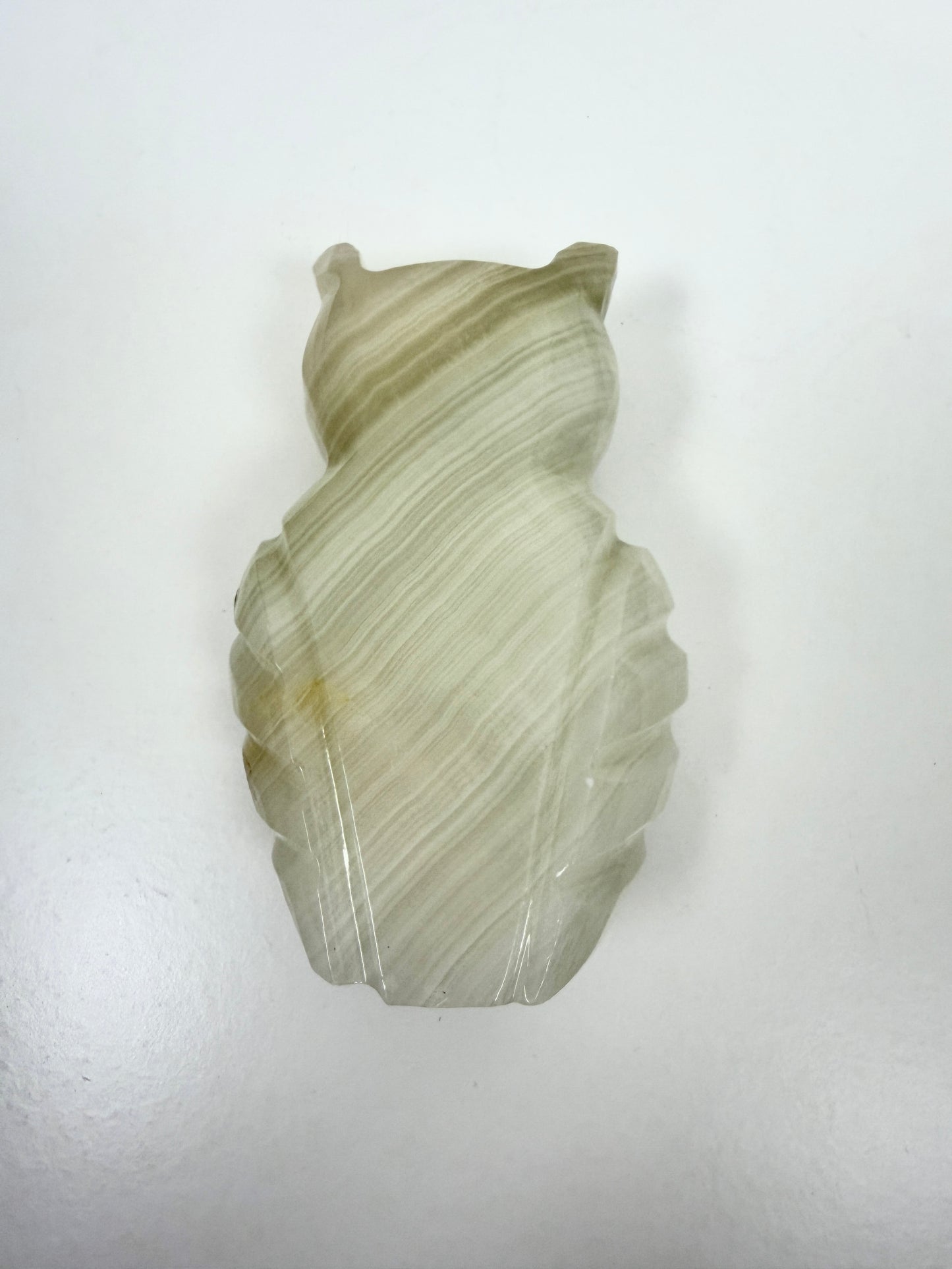 Vintage Onyx Owl Figurine