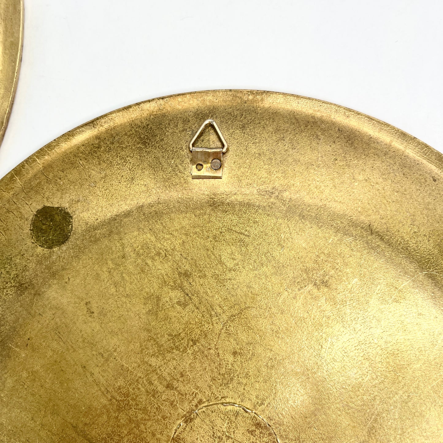 Vintage Cloisonne Brass Plates