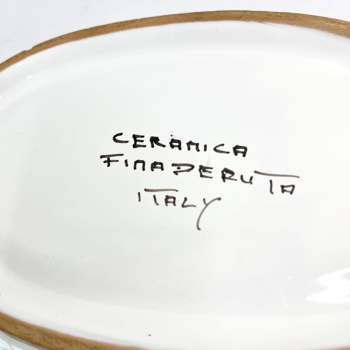 Deruta Oval Bowl