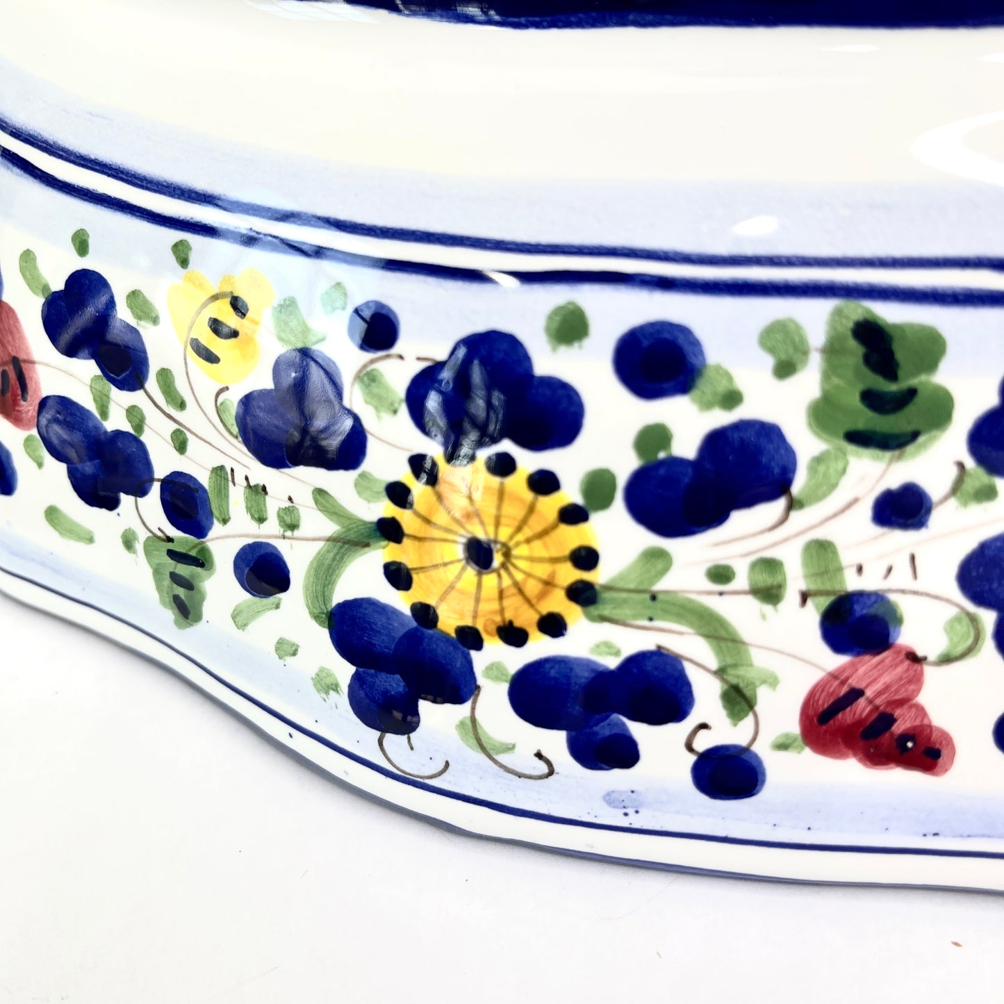 Deruta Oval Bowl