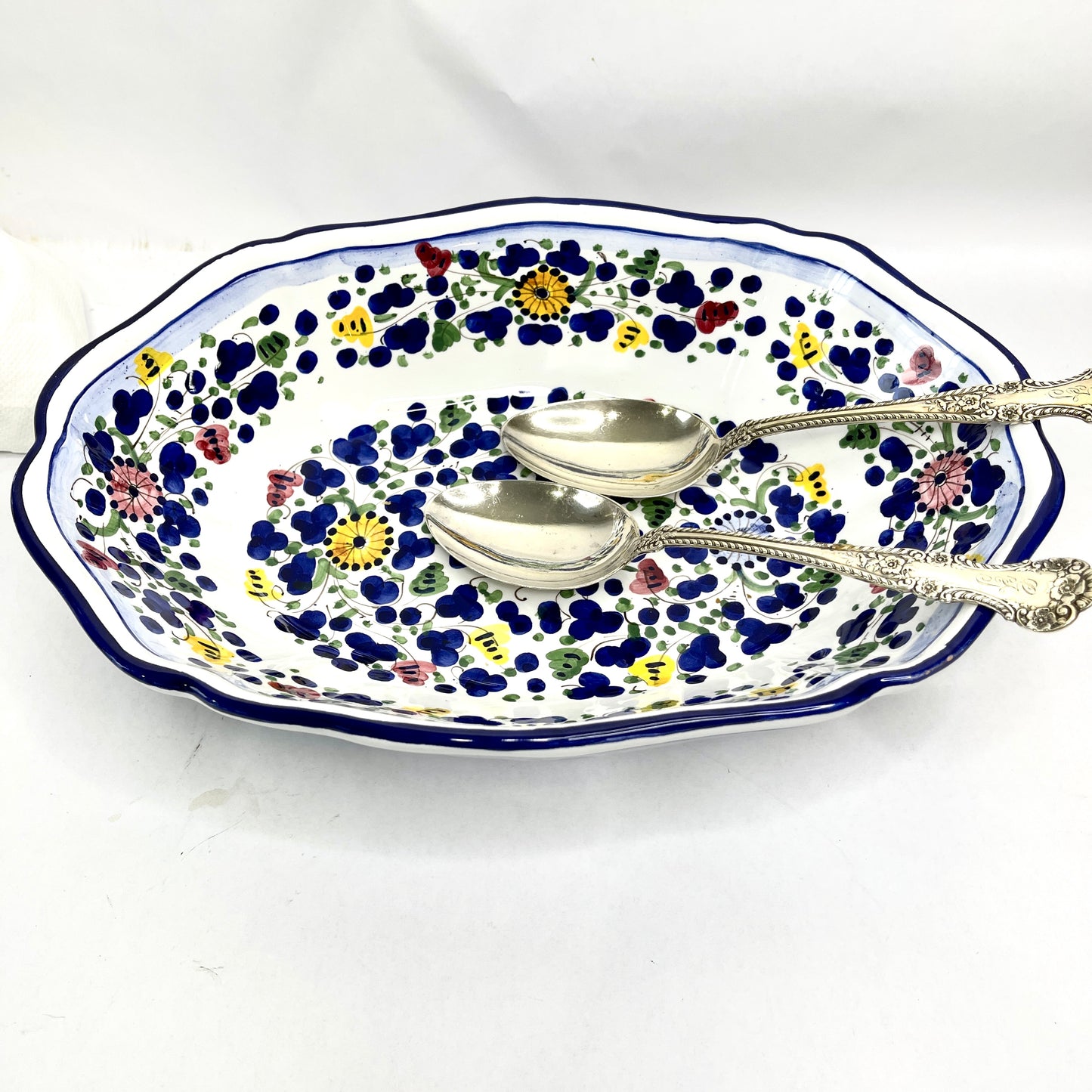 Deruta Oval Bowl