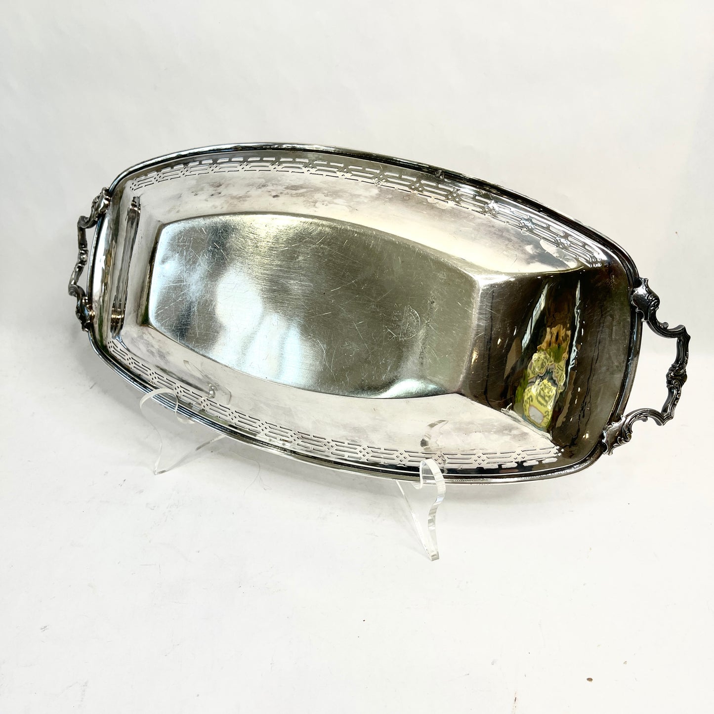 Vintage Silver Serving Dish