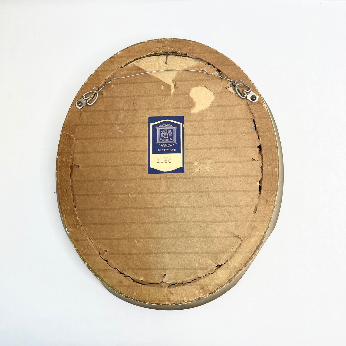 Gold Oval Mirror