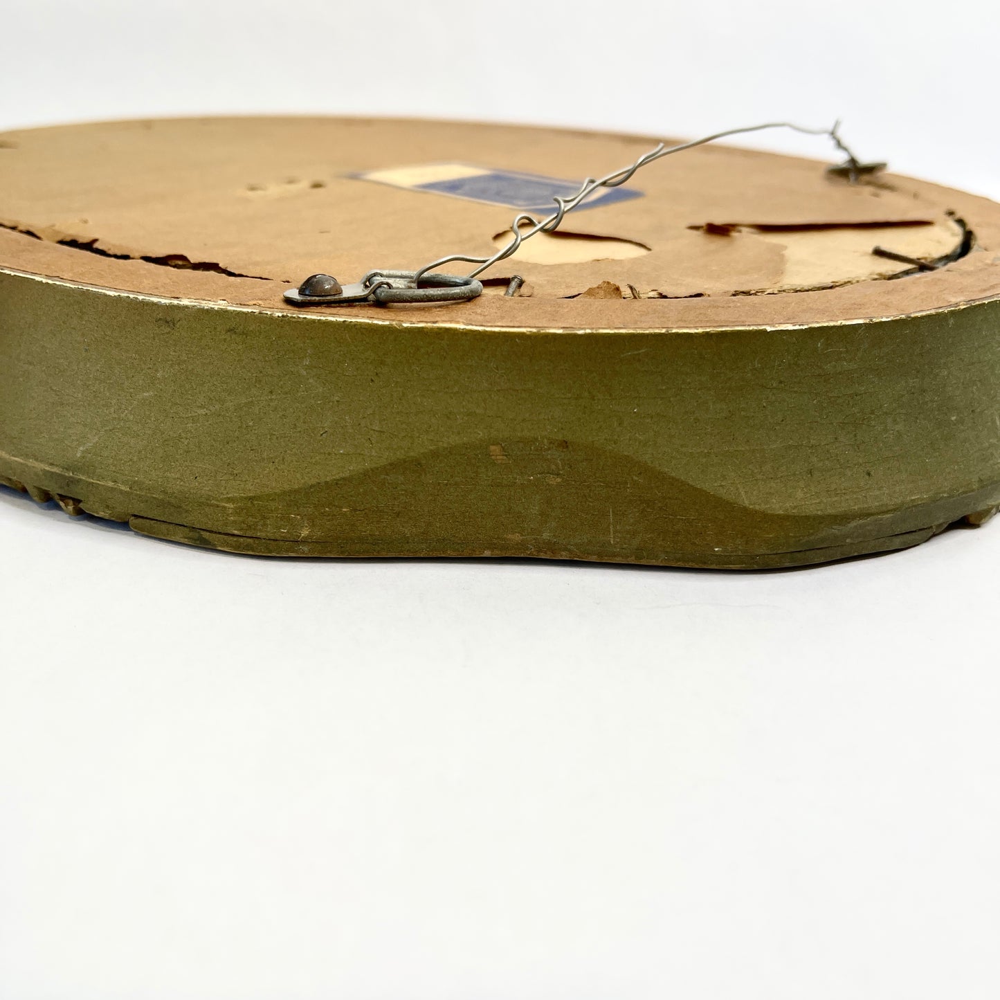Gold Oval Mirror