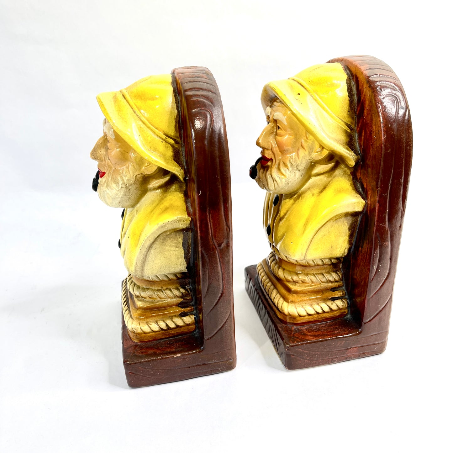 Vintage Sea Captain Bookends