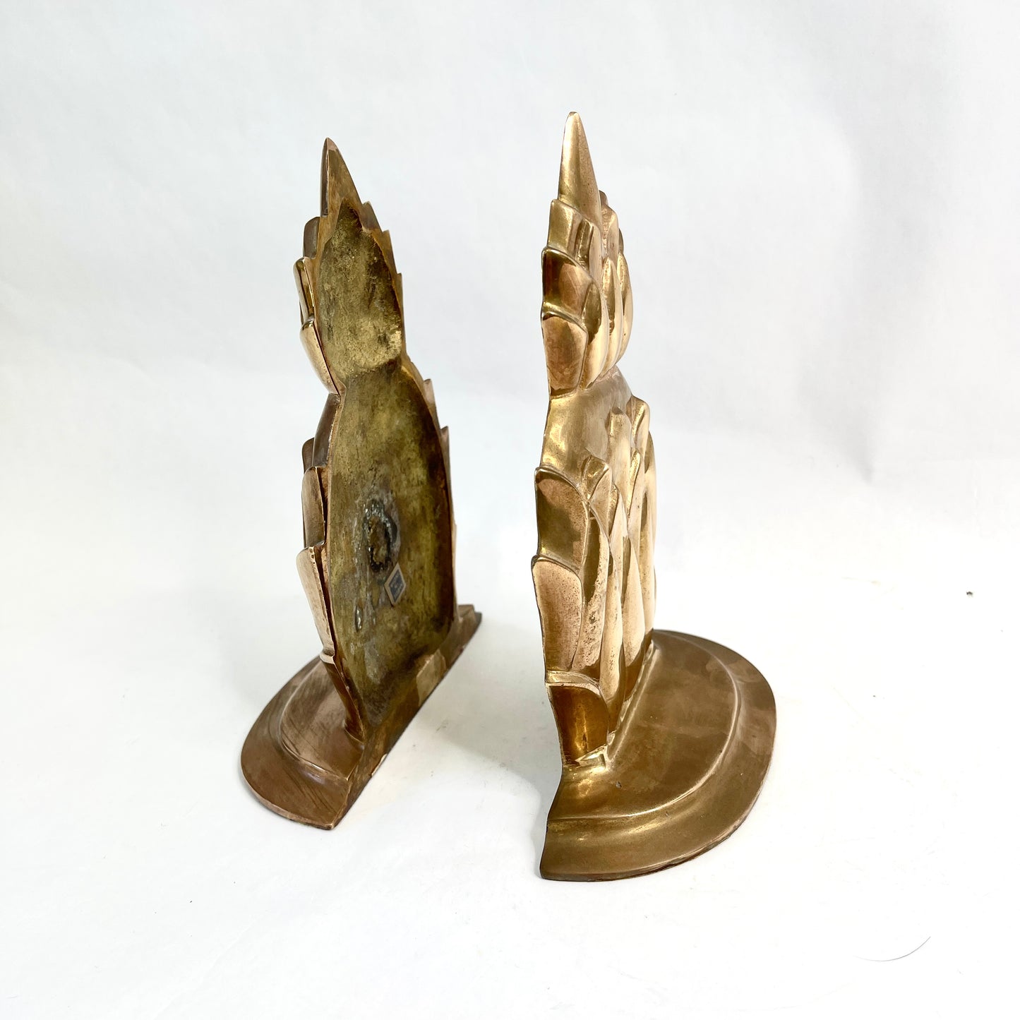 Vintage Brass Pineapple Bookends