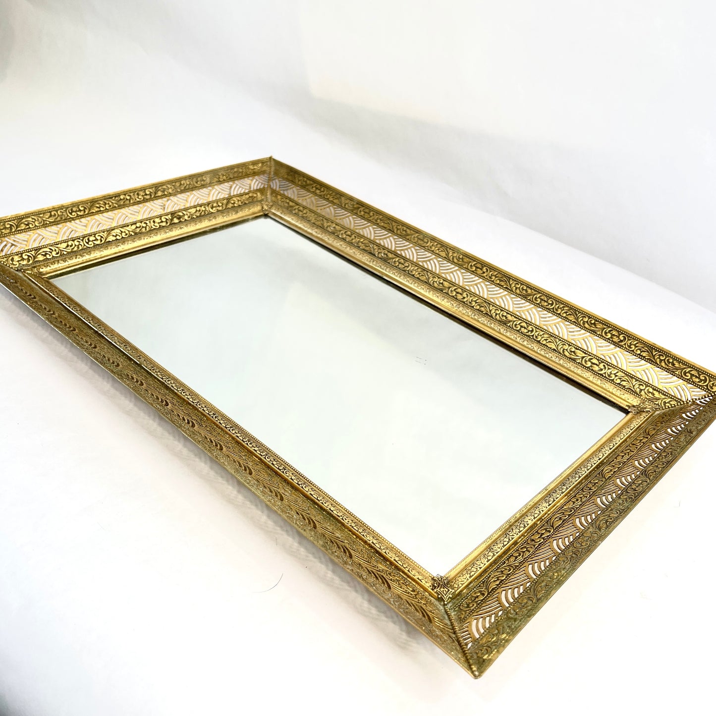 Vintage Mirrored Tray