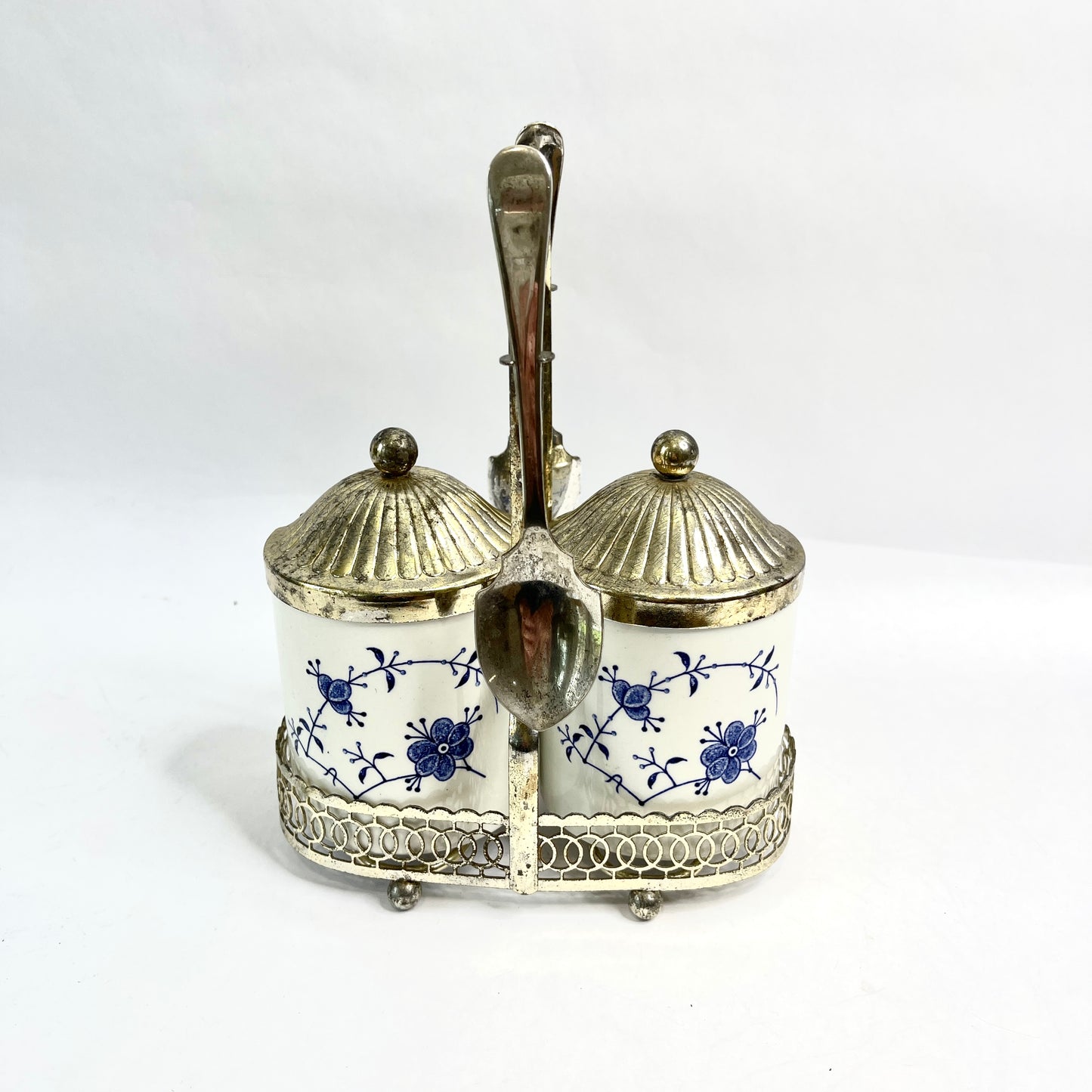Vintage Blue & White Serving Set