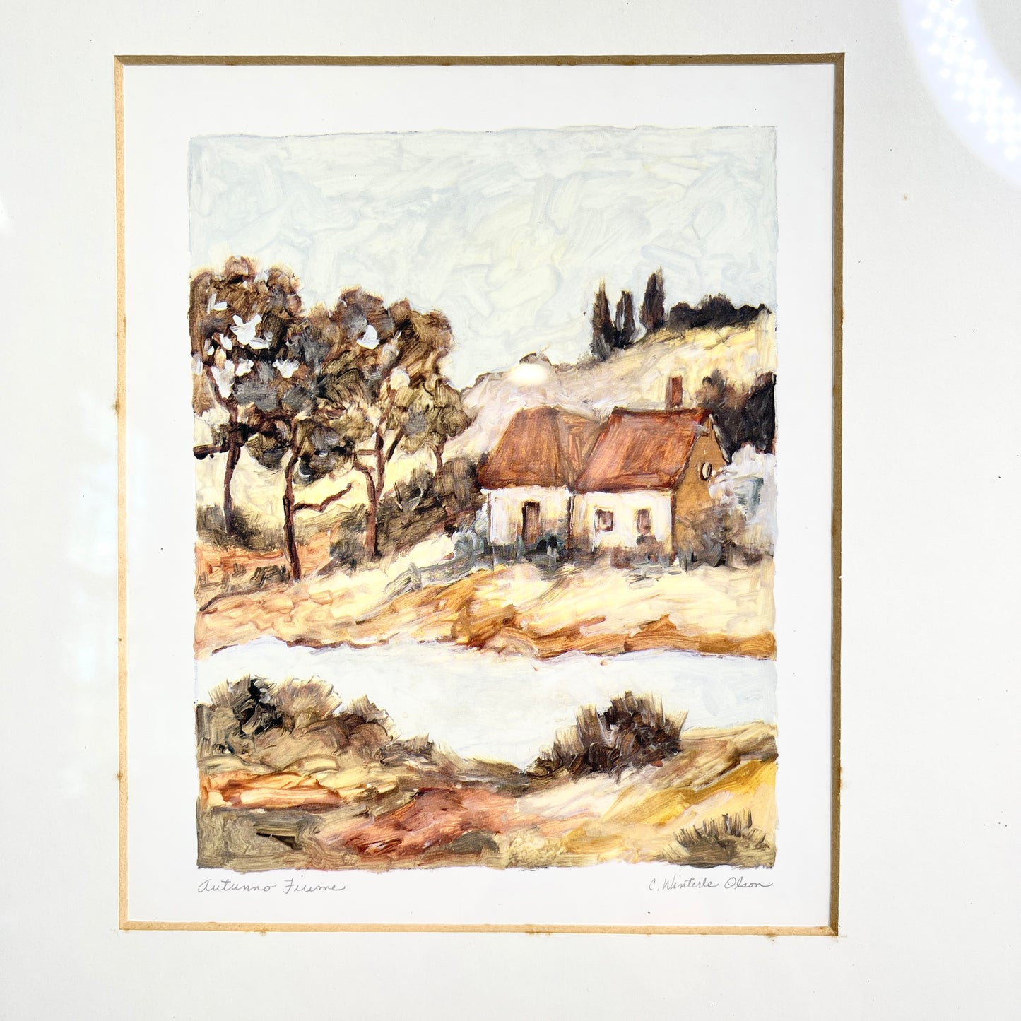 Vintage Italian Countryside Wall Art