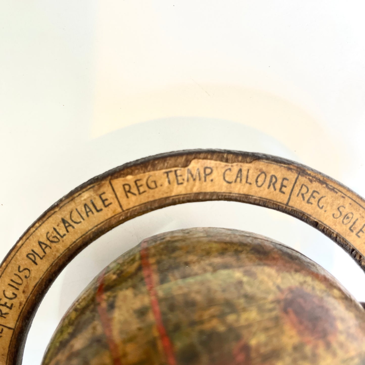 Vintage Wood Globe