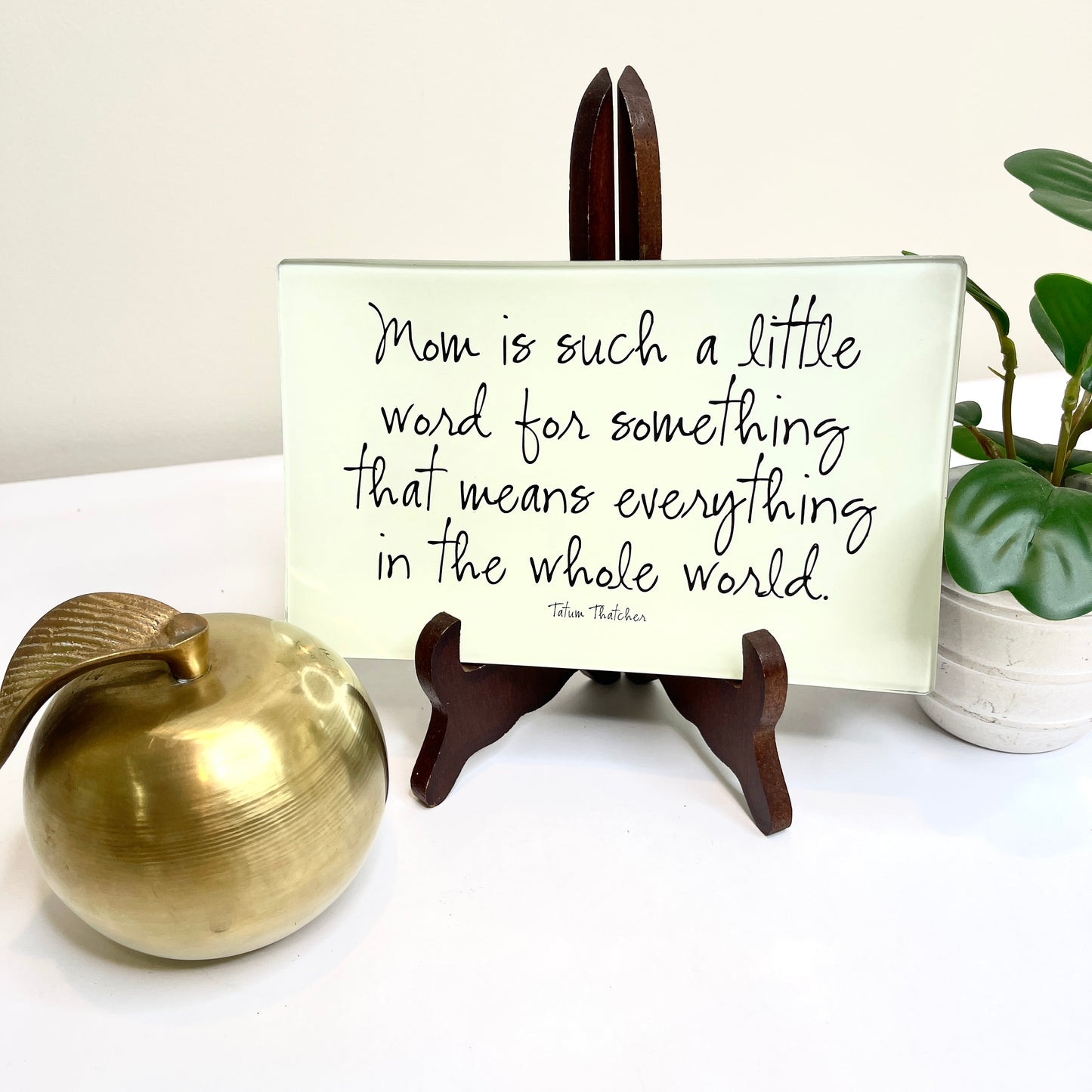 Glass Tray for Mom
