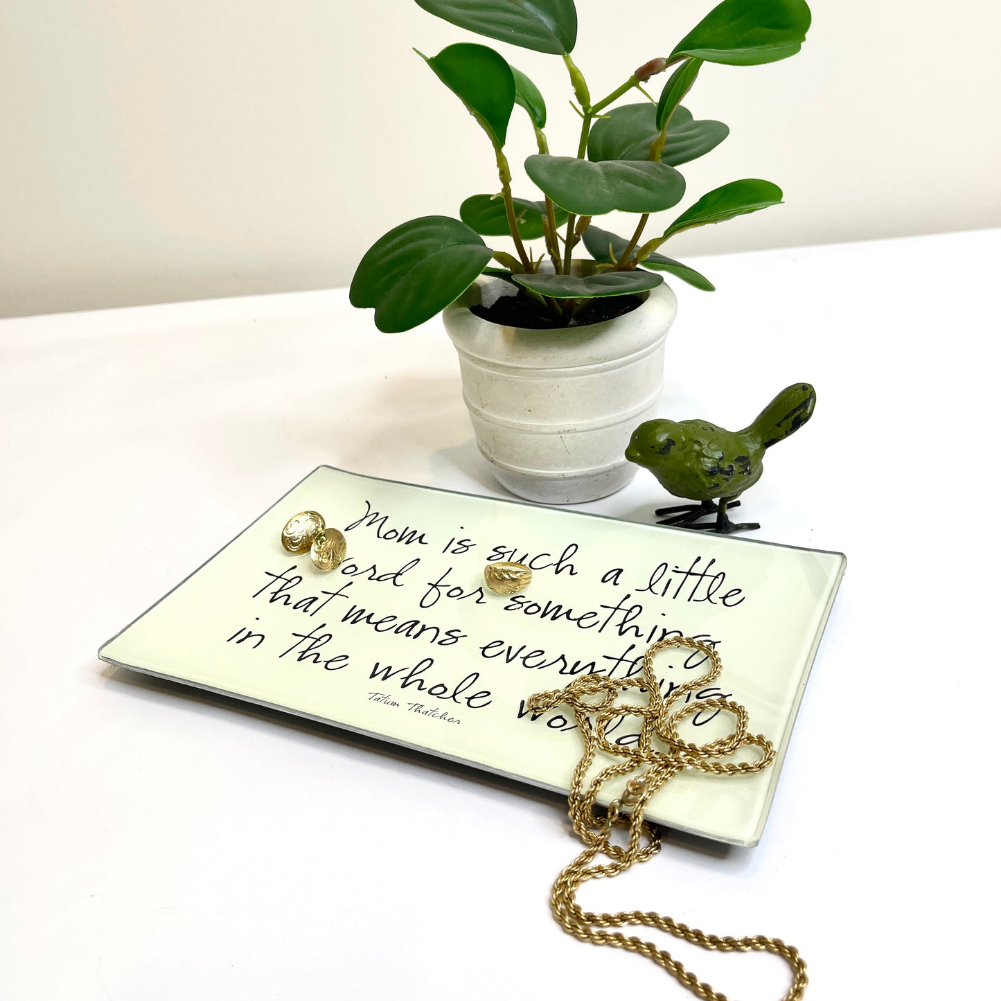 Glass Tray for Mom