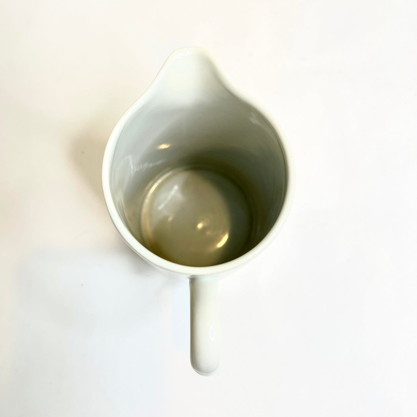 Vintage White Pitcher - Made in France