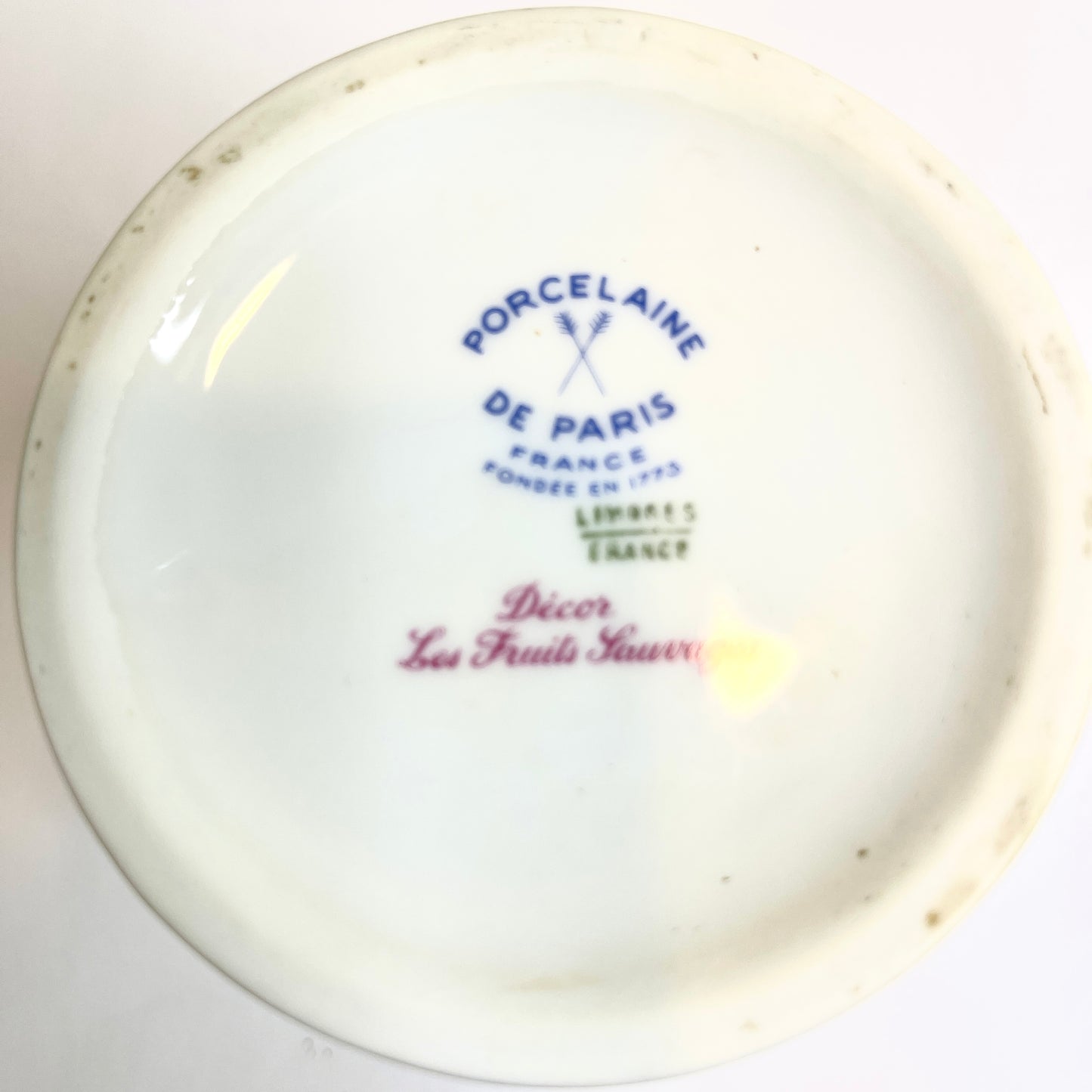 Vintage White Pitcher - Made in France