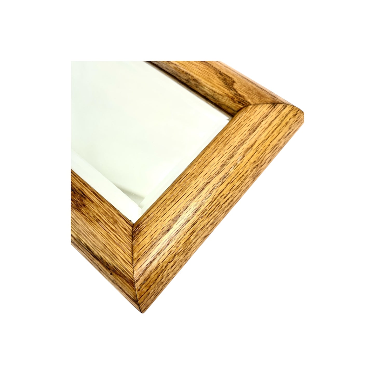 Oak Framed Thin Mirror