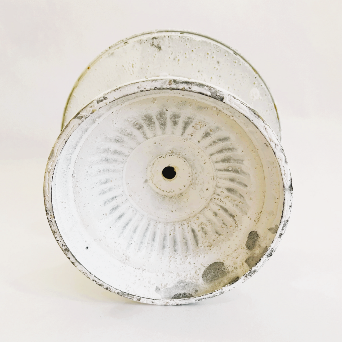 White Metal Pedestal
