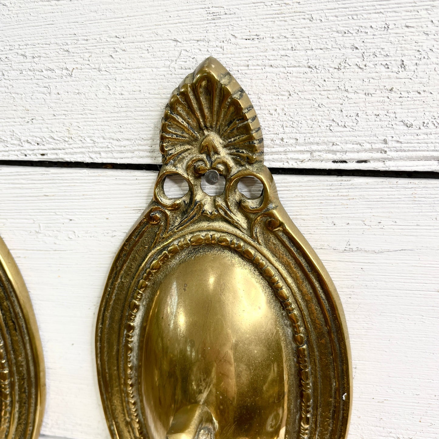 Brass Oval Wall Sconces