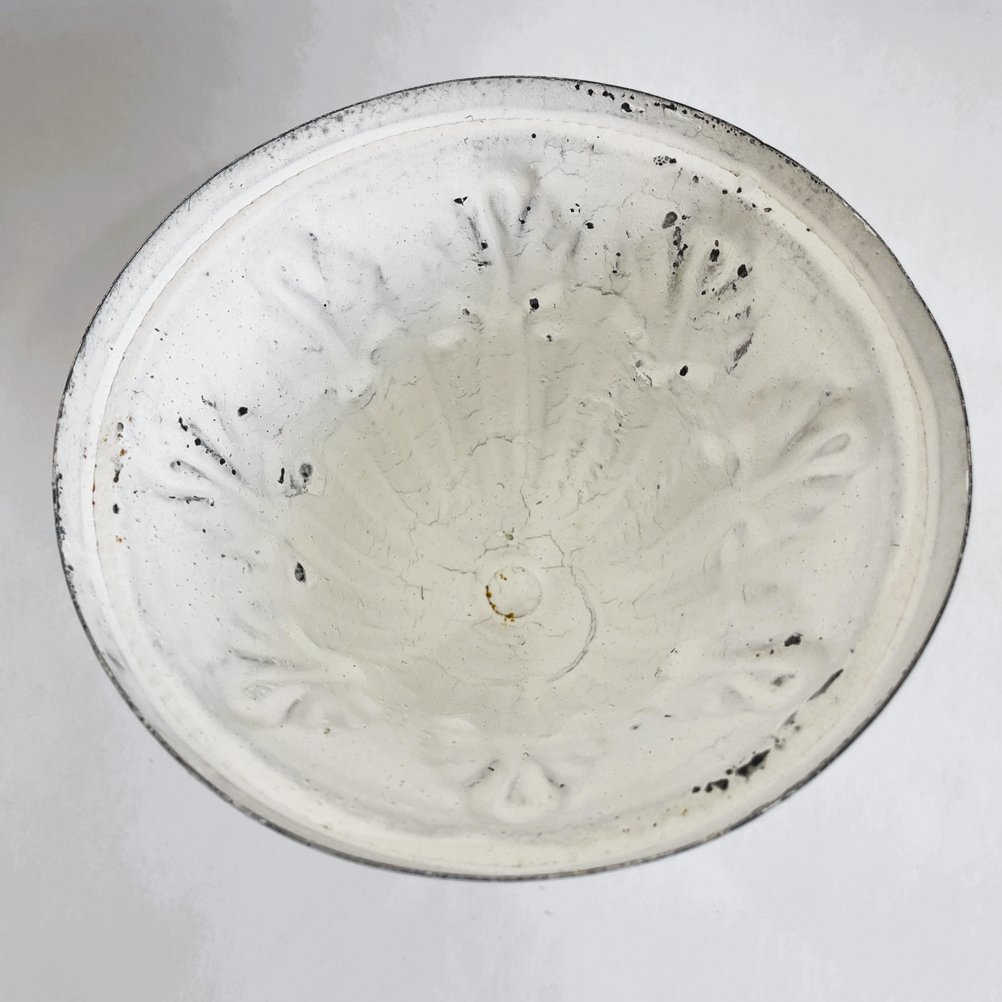 White Metal Urn