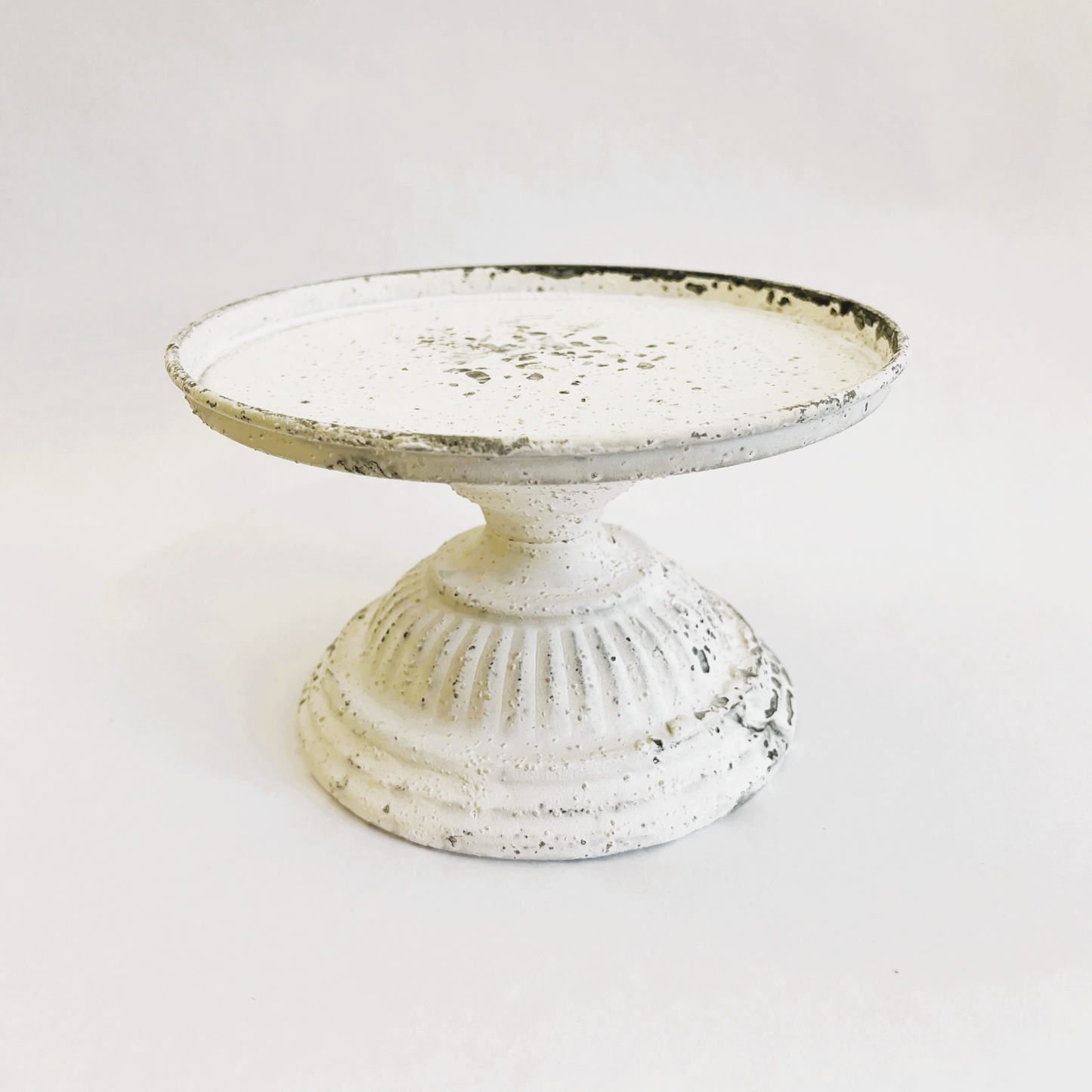 White Metal Pedestal