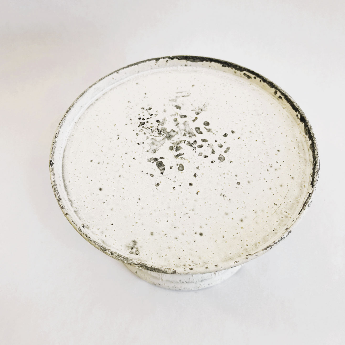 White Metal Pedestal