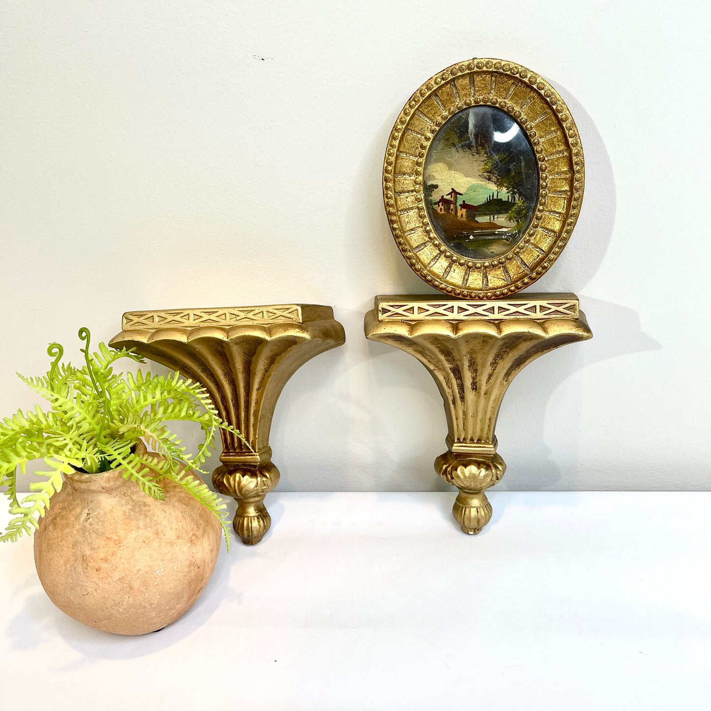 Gold Shelves - price is for pair