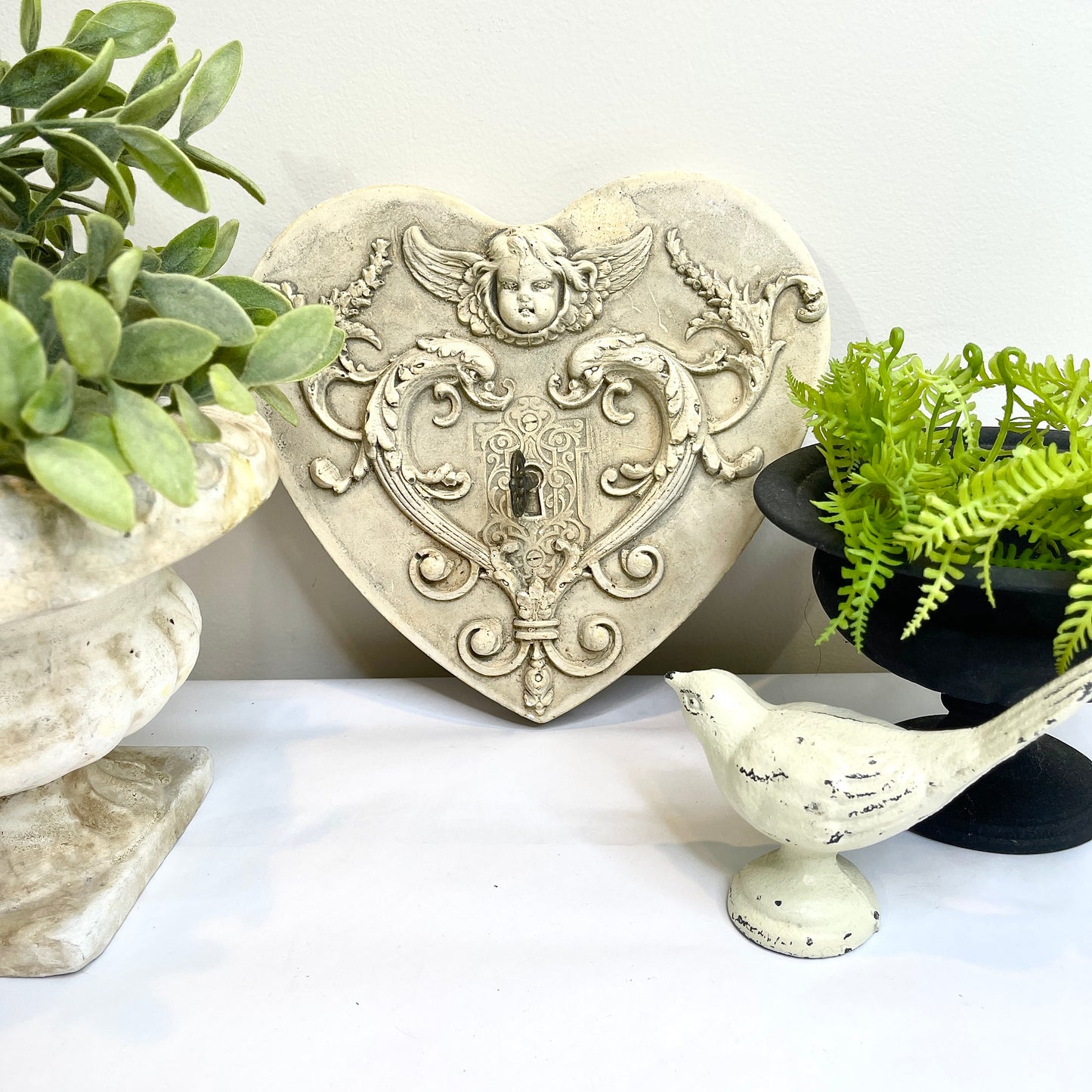 Key to My Heart Cherub Wall Decor