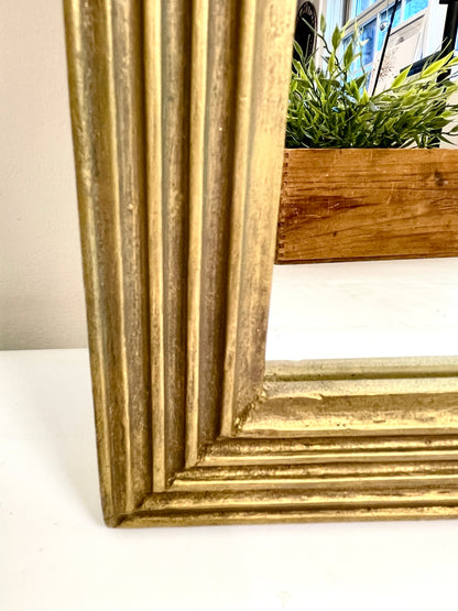 Vintage Trumeau Mirror with Fruit Still Life