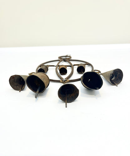 Vintage Wrought Iron Hanging Bells