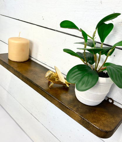 Vintage Carved Wood Shelf