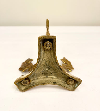 Vintage Ball on Brass Stand