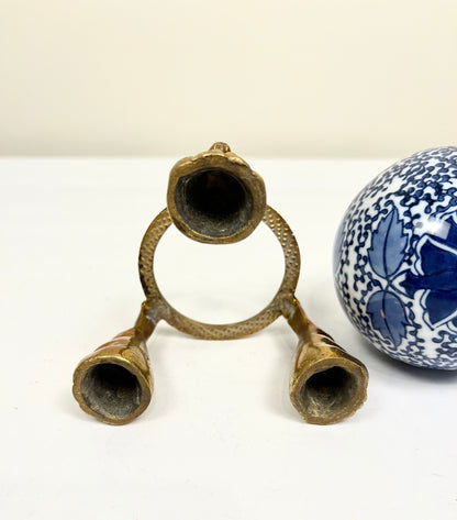 Vintage Ball on Brass Stand