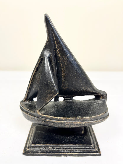 Vintage Sailboat Bookends